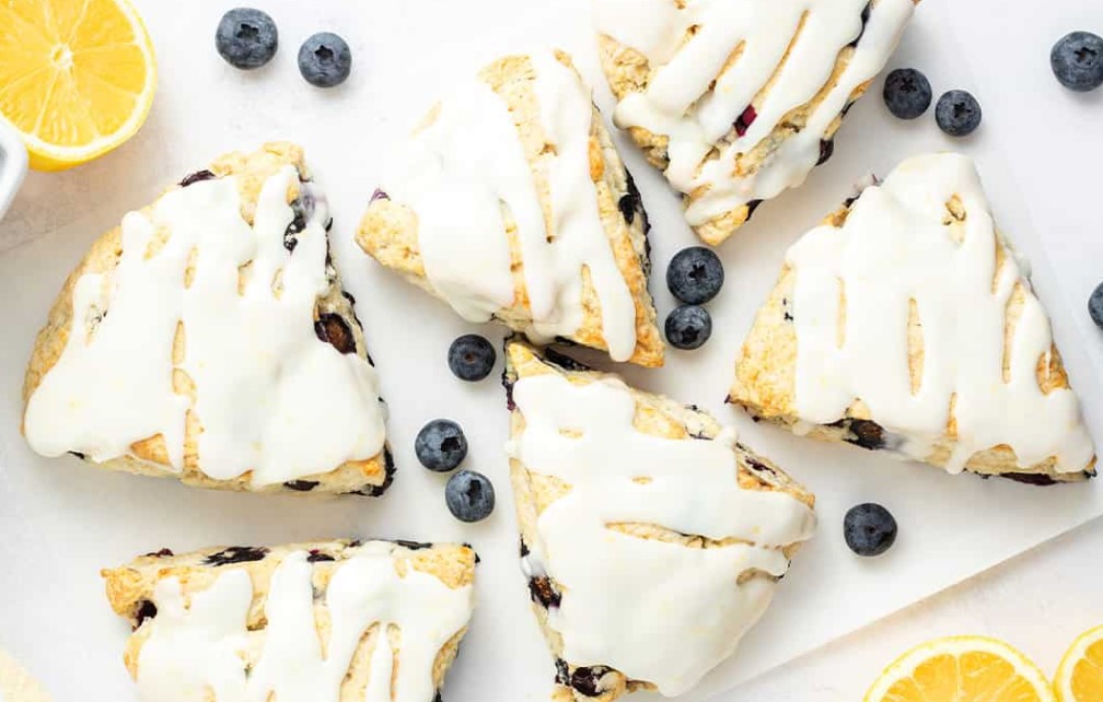 Lemon Blueberry Scones Recipe