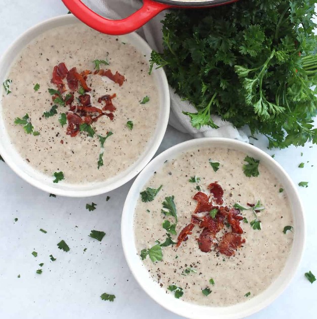 Mushroom and Leek Soup Recipe