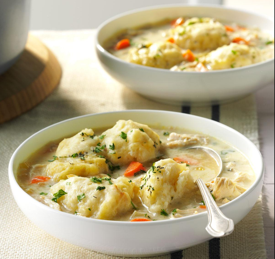 Authentic Chicken and Dumplings