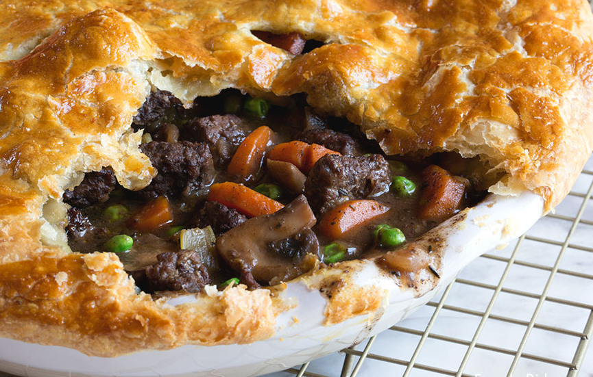 Classic Beef and Mushroom Pot Pie