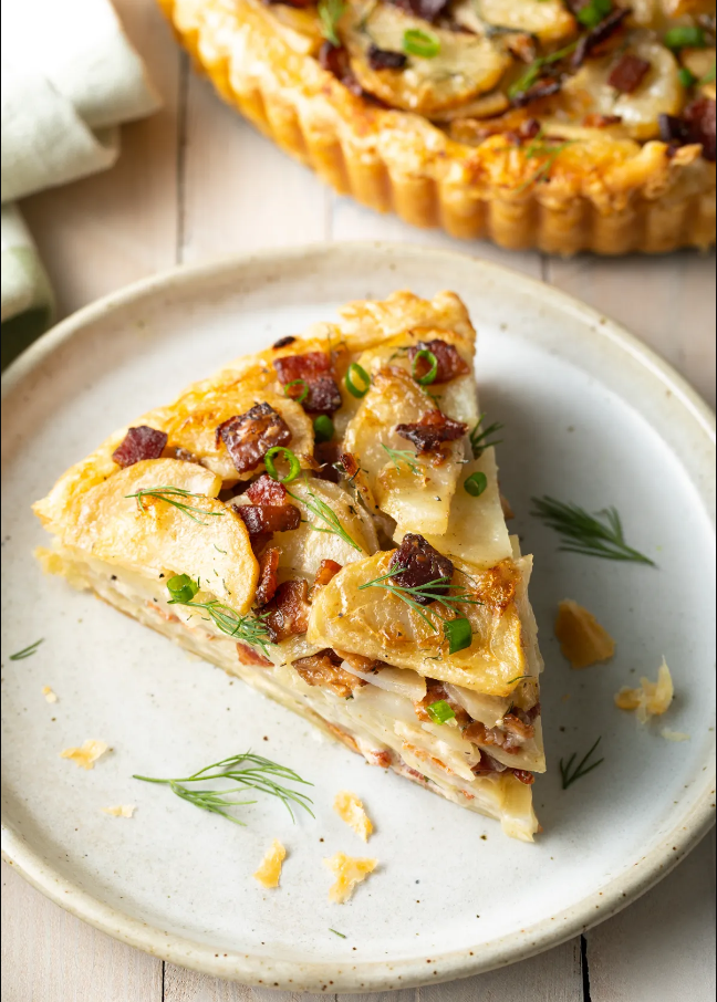 Creamy Irish Leek and Potato Pie