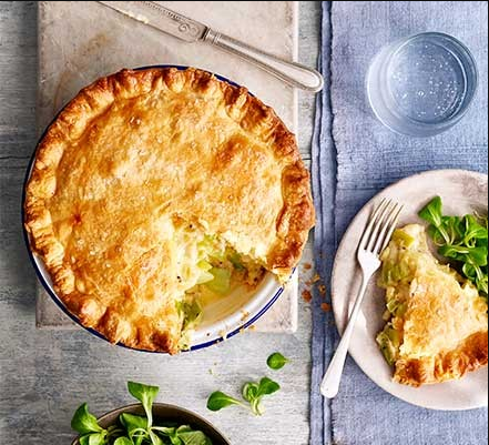 Creamy Irish Leek and Potato Pie