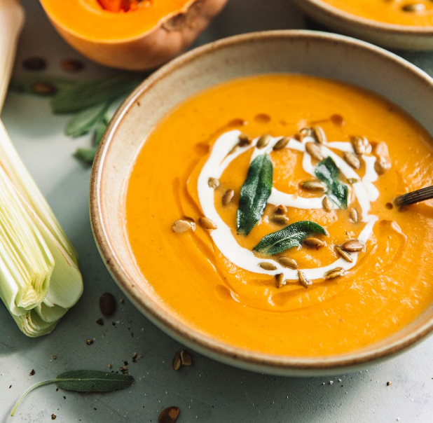 Creamy Roasted Butternut Squash Soup