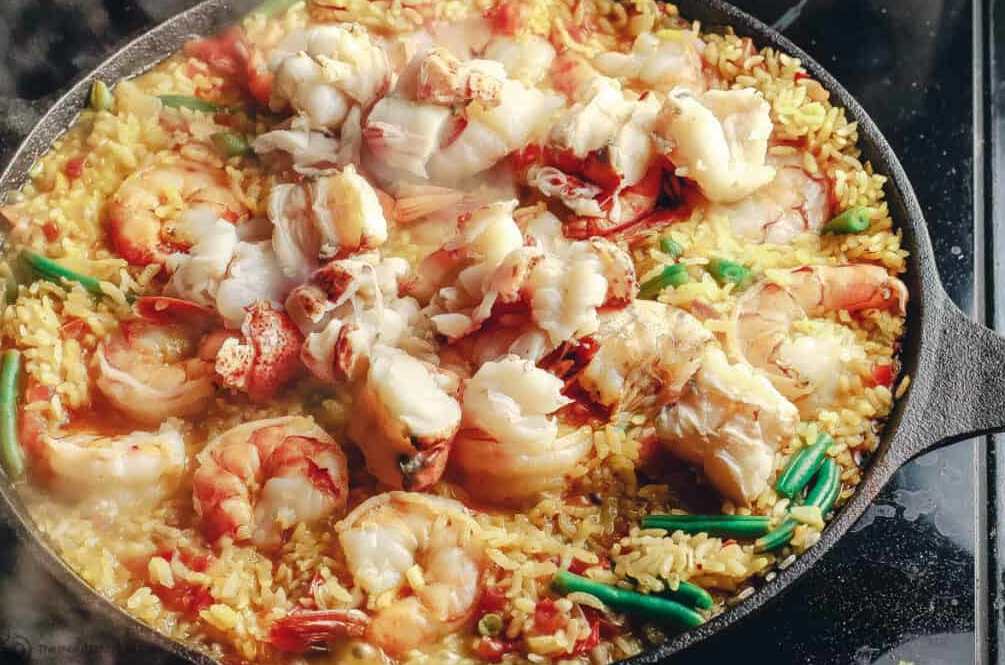 Creamy Seafood Paella