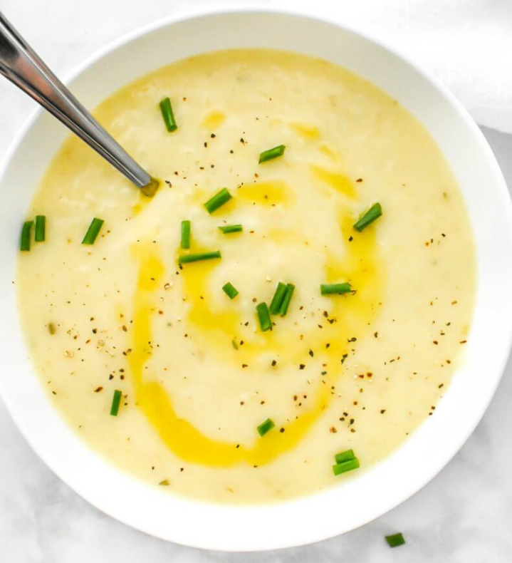 Creamy Potato Leek Soup