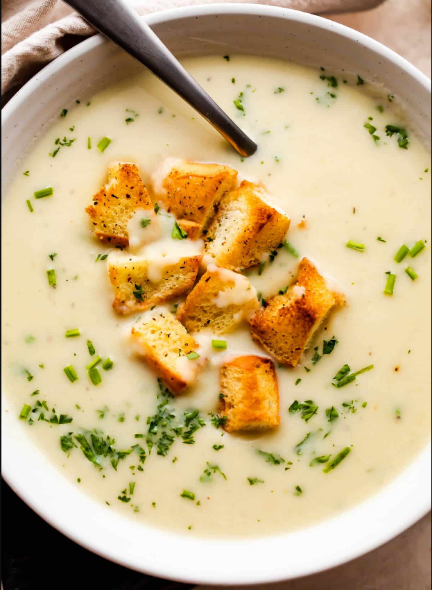 Creamy Potato Leek Soup