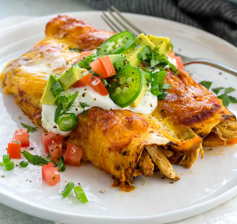 Flavorful Chicken Enchiladas