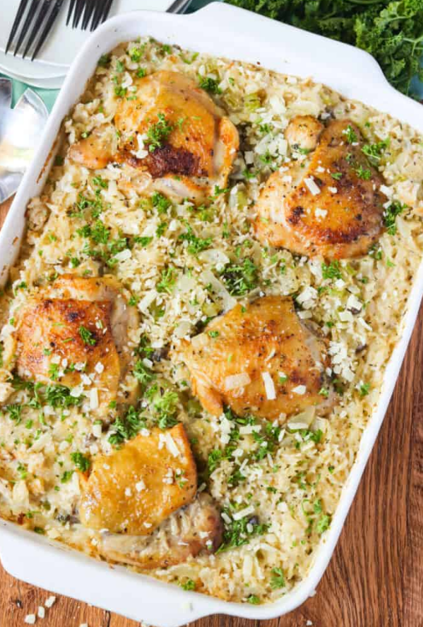 Flavorful Chicken and Rice Casserole