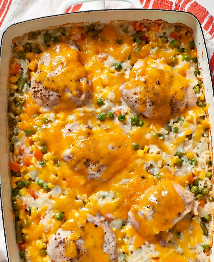 Flavorful Chicken and Rice Casserole