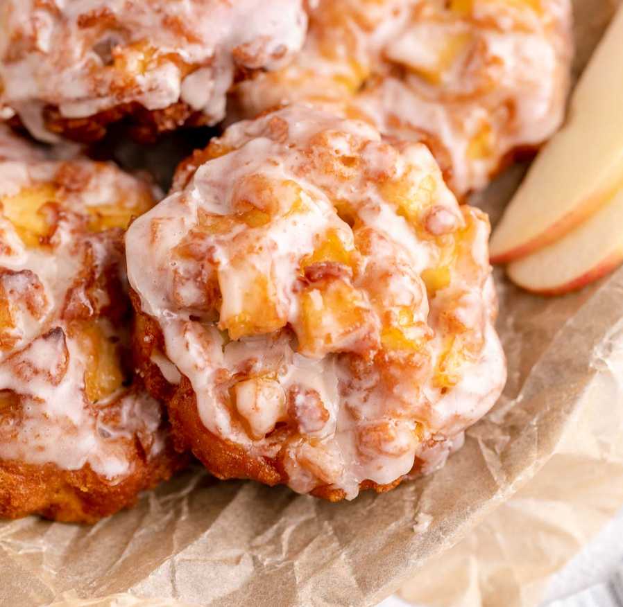 Homemade American Apple Fritters