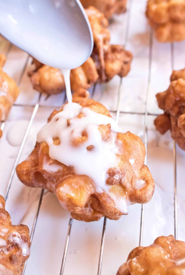 Homemade American Apple Fritters