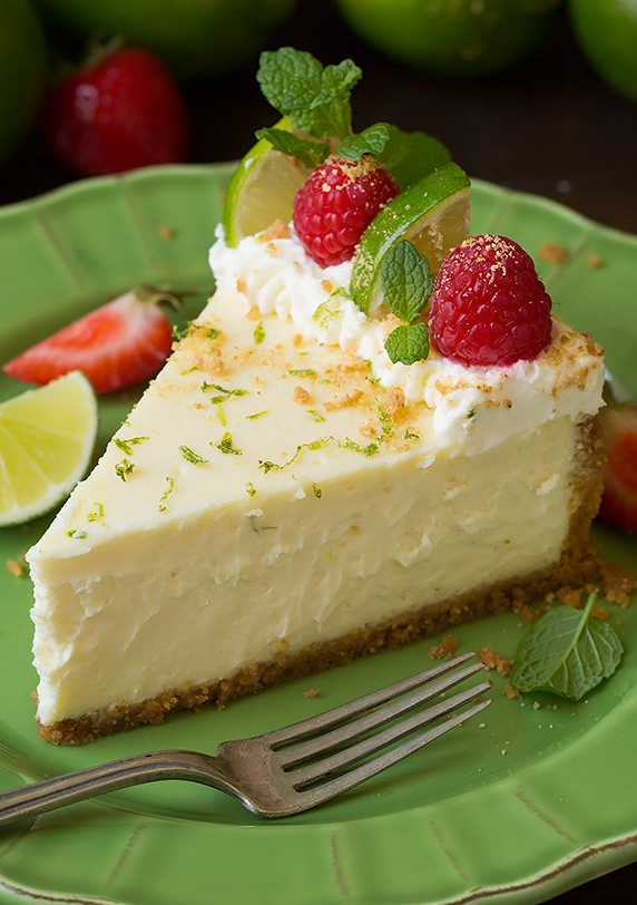 Irresistible Key Lime Cheesecake