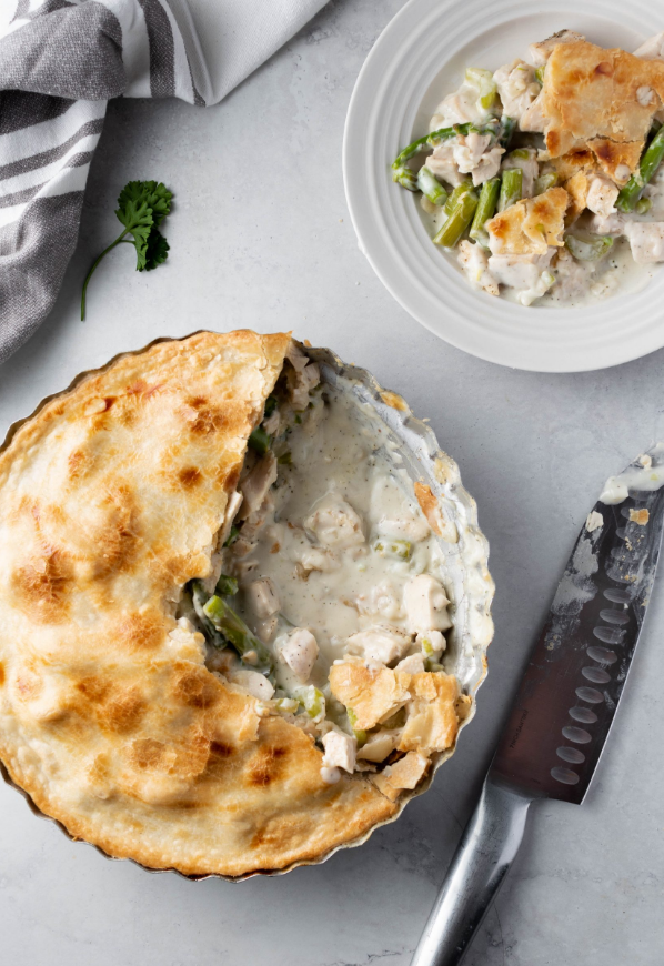 Savory Chicken and Asparagus Pie