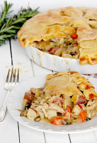 Savory Chicken and Mushroom Pot Pie