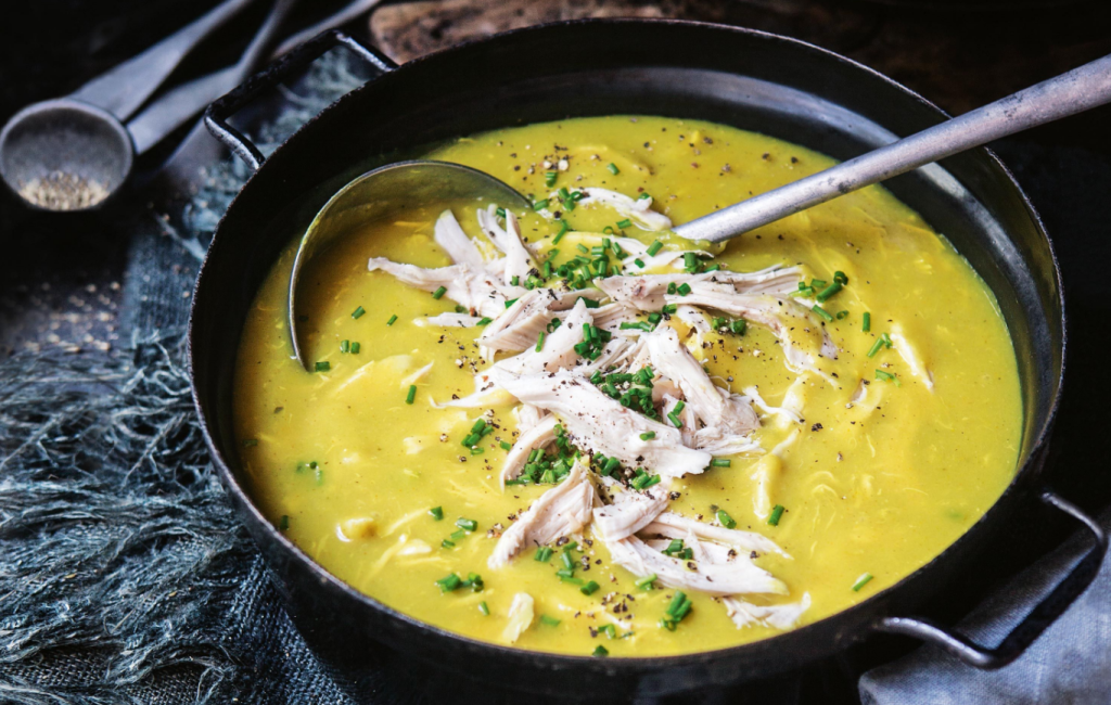 Traditional Chicken and Leek Soup 